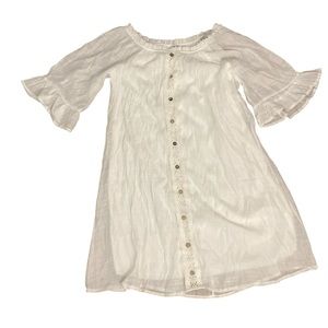 NAÏF White Dress- lined & gorgeous- coquette perfection! Size small